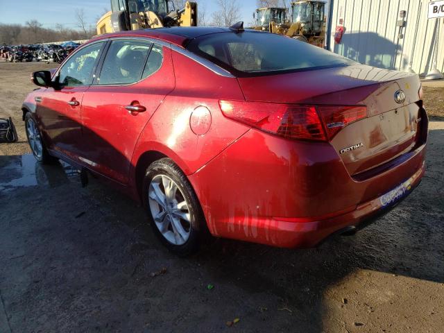 5XXGN4A73DG131673 - 2013 KIA OPTIMA EX BURGUNDY photo 2