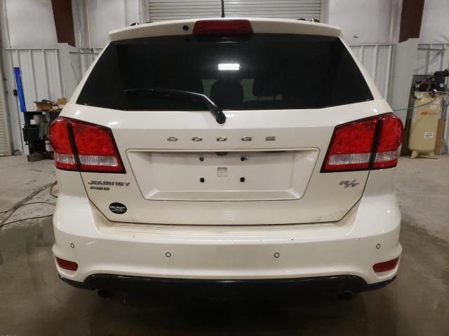 3C4PDDFG4DT610913 - 2013 DODGE JOURNEY R/T WHITE photo 6