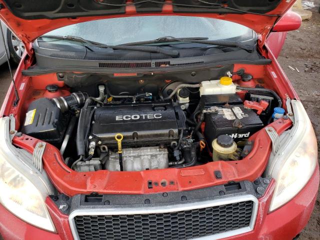 KL1TD66EX9B301679 - 2009 CHEVROLET AVEO LS Qırmızı foto 11