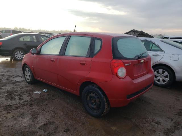 KL1TD66EX9B301679 - 2009 CHEVROLET AVEO LS Qırmızı foto 2