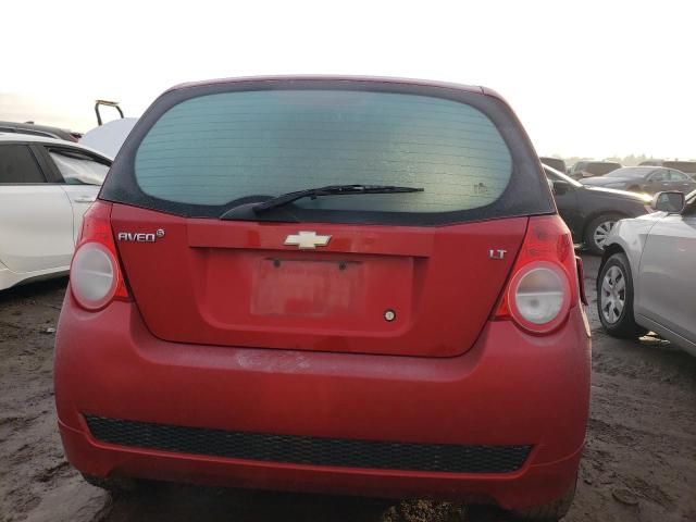 KL1TD66EX9B301679 - 2009 CHEVROLET AVEO LS Qırmızı foto 6
