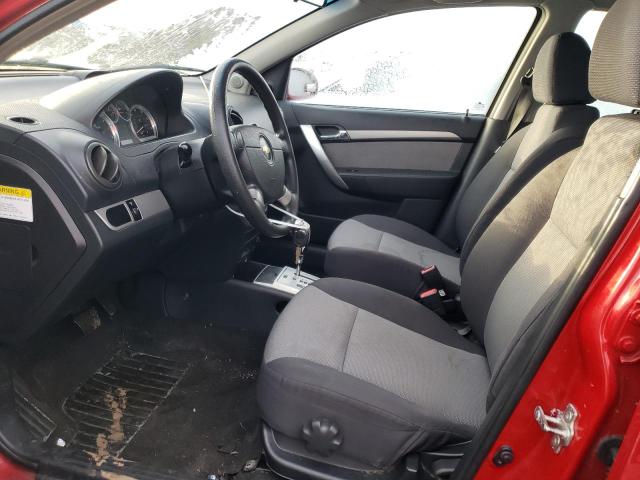 KL1TD66EX9B301679 - 2009 CHEVROLET AVEO LS Qırmızı foto 7