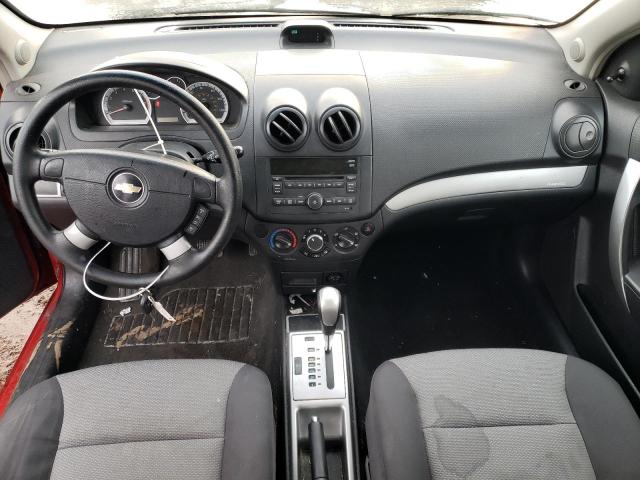 KL1TD66EX9B301679 - 2009 CHEVROLET AVEO LS Qırmızı foto 8