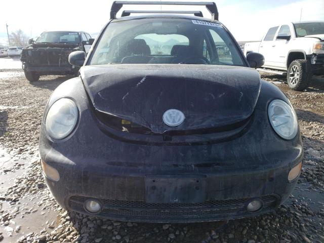 3VWBD21C13M428658 - 2003 VOLKSWAGEN NEW BEETLE GL BLACK photo 5