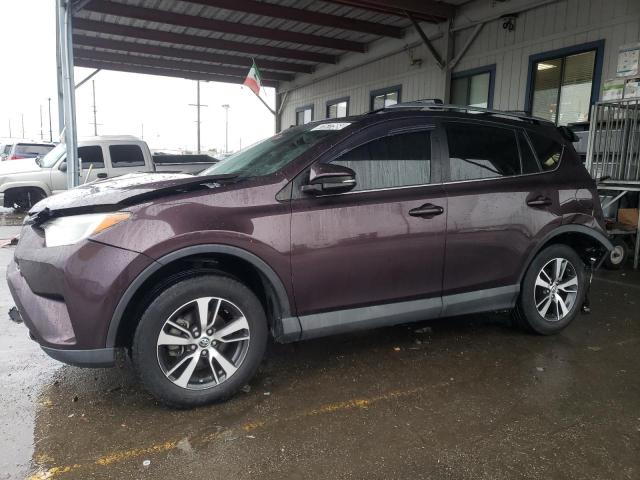 2T3WFREV4JW457456 - 2018 TOYOTA RAV4 ADVENTURE PURPLE photo 1