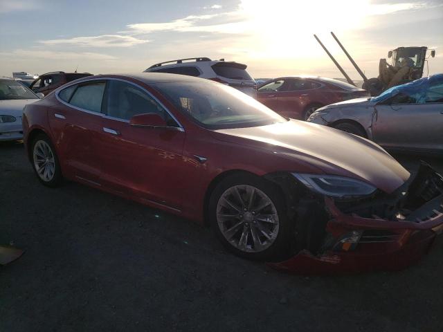 5YJSA1E25JF251573 - 2018 TESLA MODEL S Կարմիր լուսանկար 4