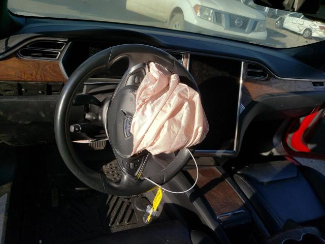 5YJSA1E25JF251573 - 2018 TESLA MODEL S Կարմիր լուսանկար 8