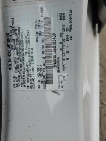 3FADP0L38AR185439 - 2010 FORD FUSION HYBRID WHITE photo 12