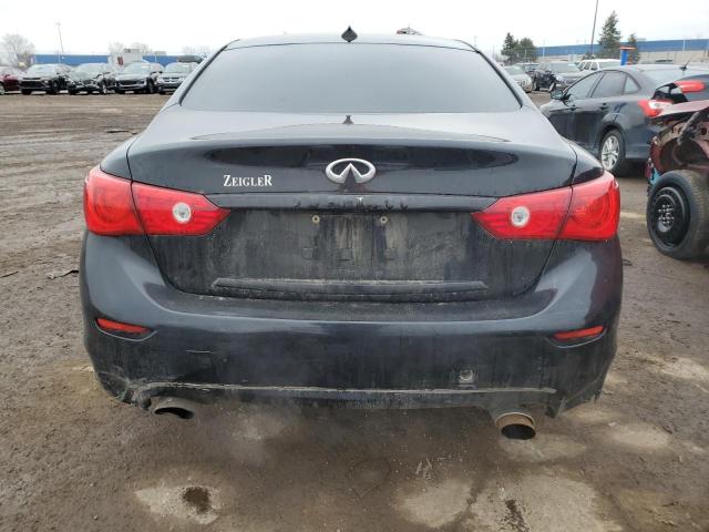 JN1BV7AR3EM707564 - 2014 INFINITI Q50 BASE BLACK photo 6