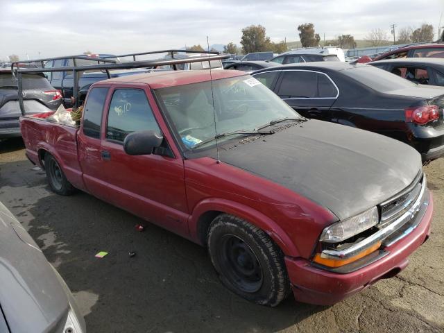1GCCS19W5Y8140630 - 2000 CHEVROLET S TRUCK S1 RED photo 4