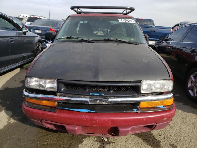 1GCCS19W5Y8140630 - 2000 CHEVROLET S TRUCK S1 RED photo 5