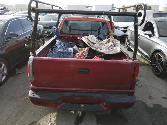 1GCCS19W5Y8140630 - 2000 CHEVROLET S TRUCK S1 RED photo 6