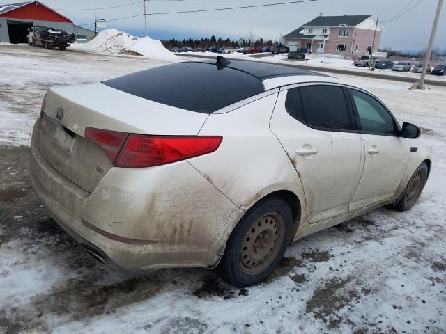 KNAGM4A79D5440049 - 2013 KIA OPTIMA LX WHITE photo 3