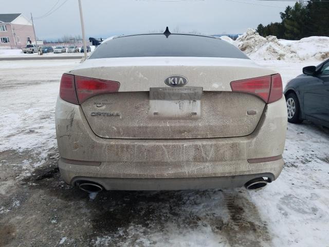 KNAGM4A79D5440049 - 2013 KIA OPTIMA LX WHITE photo 6