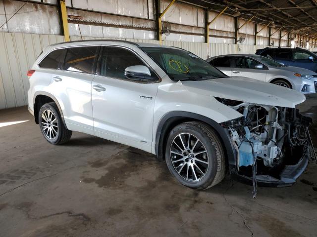 5TDDGRFH6HS021538 - 2017 TOYOTA HIGHLANDER HYBRID LIMITED WHITE photo 4