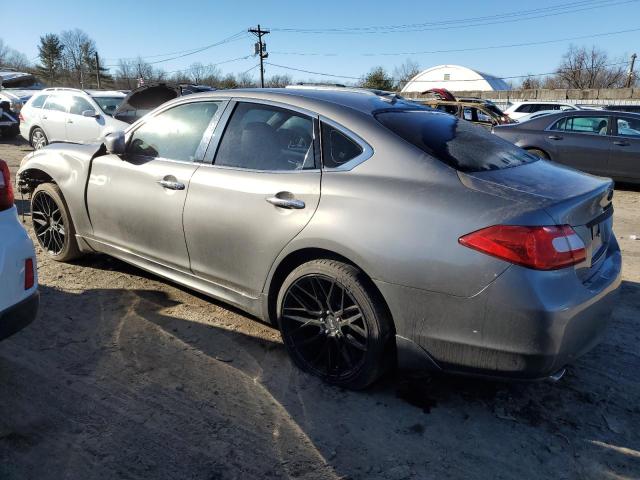 JN1BY1AR6BM372560 - 2011 INFINITI M37 X GRAY photo 2