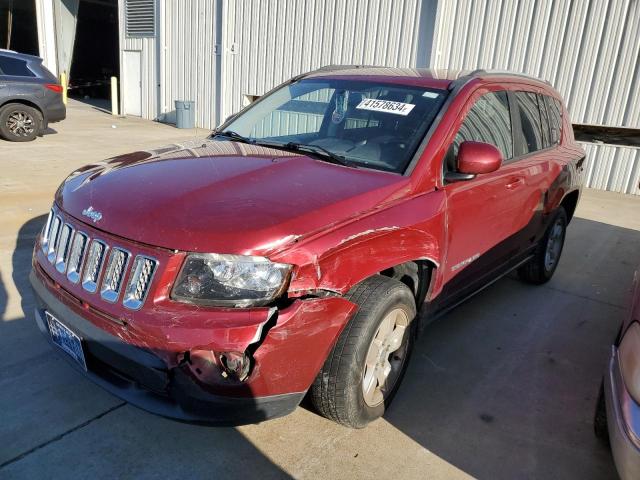 1C4NJCEA0HD199609 - 2017 JEEP COMPASS LATITUDE MAROON photo 1