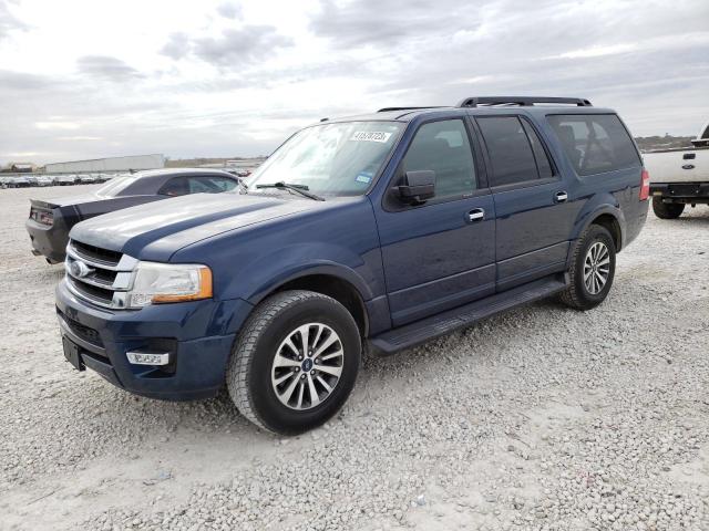 1FMJK1HT1HEA82804 - 2017 FORD EXPEDITION EL XLT BLUE photo 1