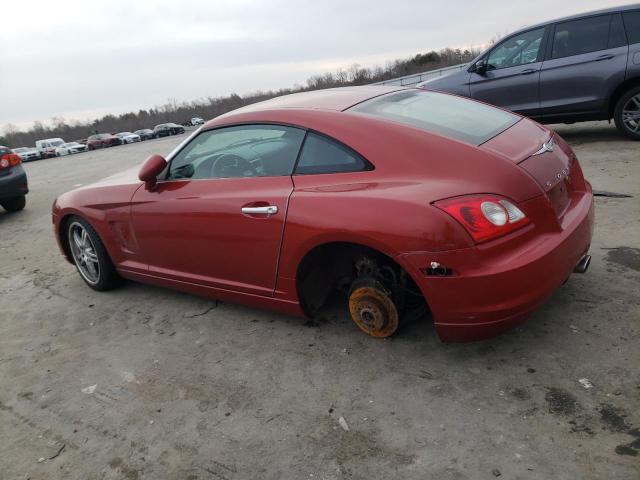 1C3AN69L14X002279 - 2004 CHRYSLER CROSSFIRE LIMITED RED photo 2