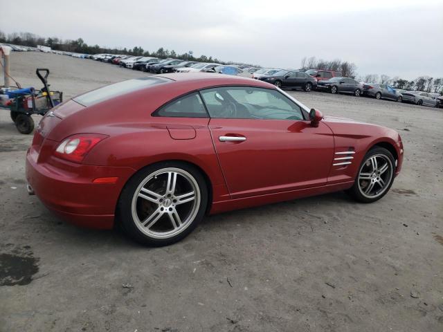 1C3AN69L14X002279 - 2004 CHRYSLER CROSSFIRE LIMITED RED photo 3