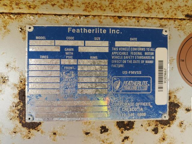 4FGL01825YC029667 - 2000 FEATHERLITE MFG INC HORSETRAIL TWO TONE photo 10