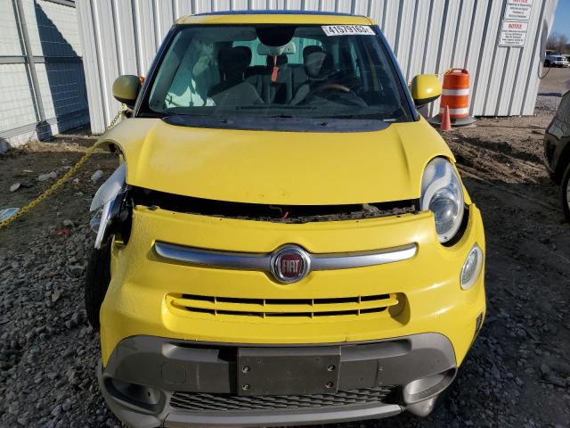 ZFBCFADH9EZ009691 - 2014 FIAT 500L TREKKING YELLOW photo 5