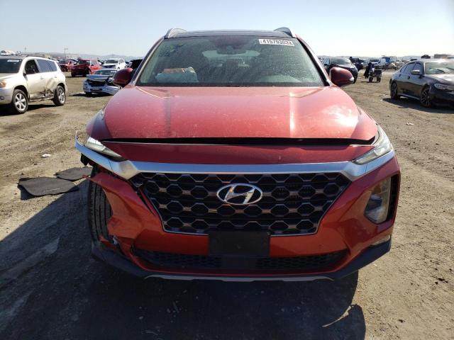 5NMS33AA8LH183046 - 2020 HYUNDAI SANTA FE SEL ORANGE photo 5