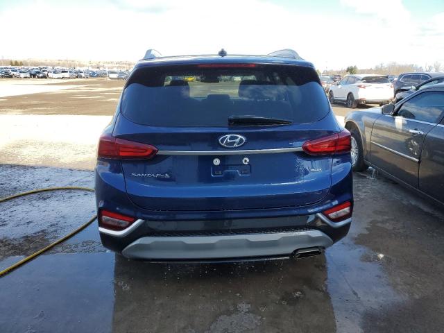 5NMS2CAD0KH061888 - 2019 HYUNDAI SANTA FE SE BLUE photo 6