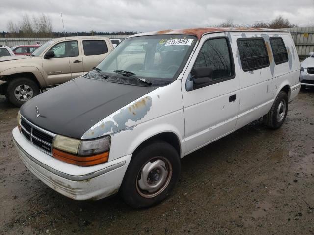 1B7GH1431NX204838 - 1992 DODGE CARAVAN EXTENDED C/V TWO TONE photo 1