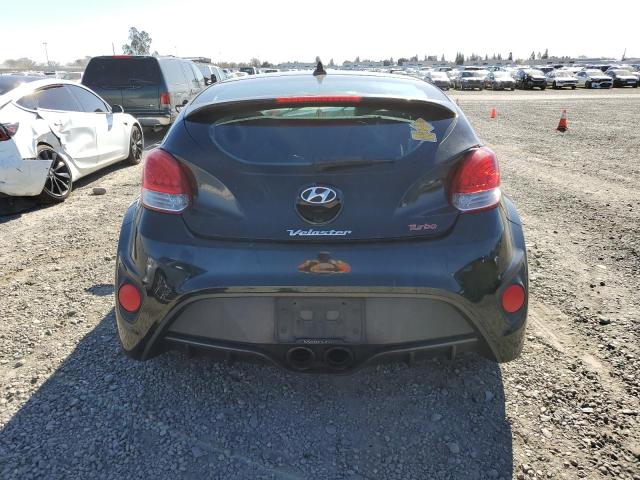 KMHTC6AEXDU174346 - 2013 HYUNDAI VELOSTER TURBO BLACK photo 6