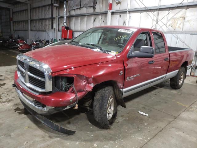 3D7KS28CX6G218549 - 2006 DODGE RAM 2500 ST RED photo 1