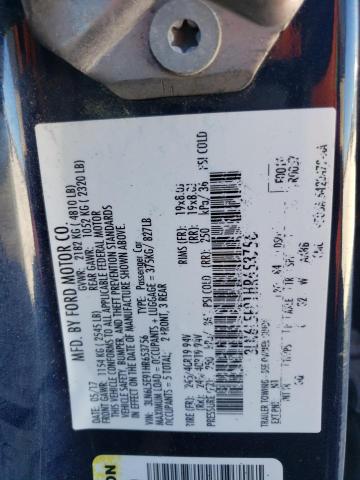 3LN6L5E91HR653756 - 2017 LINCOLN MKZ RESERVE ლურჯი ფოტო 12