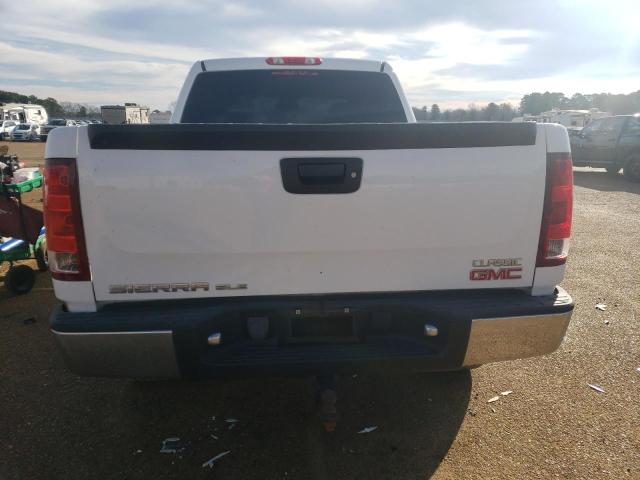 3GTEC23J19G253303 - 2009 GMC SIERRA C1500 SLE WHITE photo 6