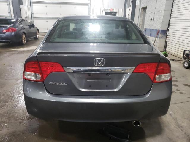 2HGFA16649H311174 - 2009 HONDA CIVIC LX-S رمادي صورة 6