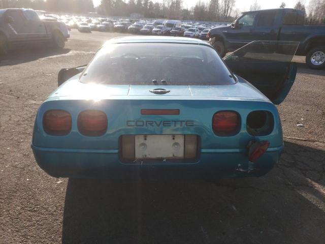 1G1YY22P7S5101360 - 1995 CHEVROLET CORVETTE TEAL photo 6