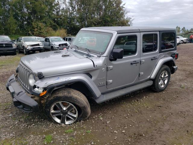 1C4HJXEN2LW235126 - 2020 JEEP WRANGLER U SAHARA SILVER photo 1