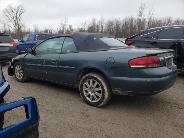 1C3EL75R76N239784 - 2006 CHRYSLER SEBRING GT TEAL photo 2