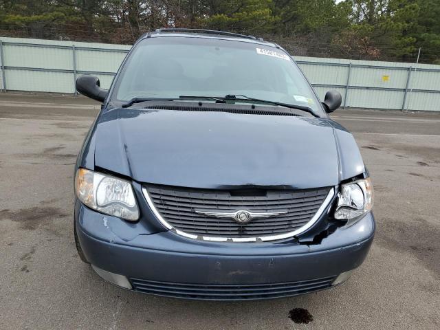 2C8GP64LX2R667490 - 2002 CHRYSLER TOWN & COU LIMITED BLUE photo 5