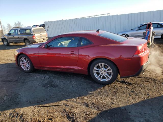 2G1FB1E38F9155206 - 2015 CHEVROLET CAMARO LS RED photo 2