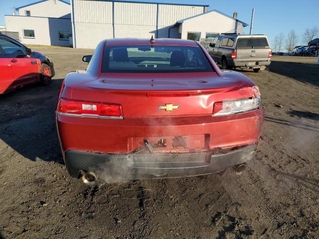 2G1FB1E38F9155206 - 2015 CHEVROLET CAMARO LS RED photo 6