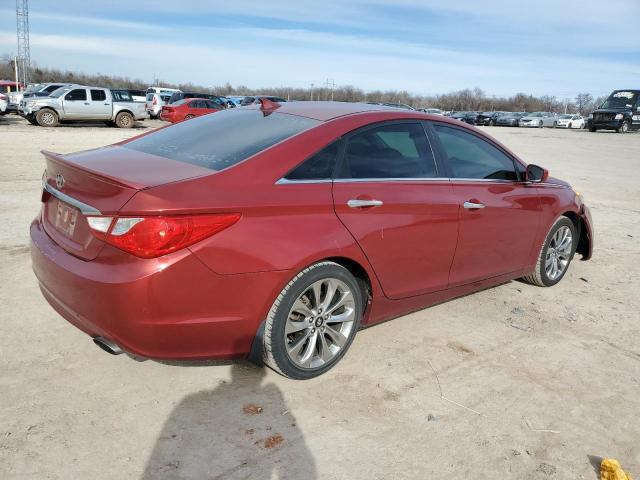 5NPEC4AC2DH617633 - 2013 HYUNDAI SONATA SE RED photo 3