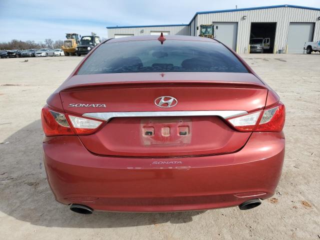 5NPEC4AC2DH617633 - 2013 HYUNDAI SONATA SE RED photo 6