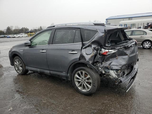 JTMDJREV0HD089130 - 2017 TOYOTA RAV4 HV LIMITED GRAY photo 2