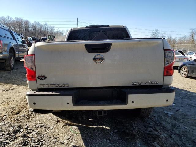 1N6AA1ED6MN526447 - 2021 NISSAN TITAN SV WHITE photo 6