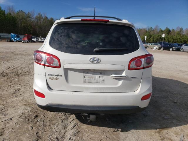 5XYZK4AG7CG162890 - 2012 HYUNDAI SANTA FE LIMITED WHITE photo 6