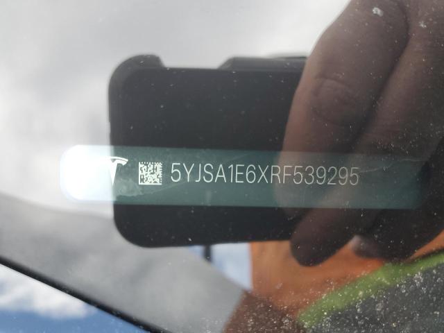 5YJSA1E6XRF539295 - 2024 TESLA MODEL S BLACK photo 12