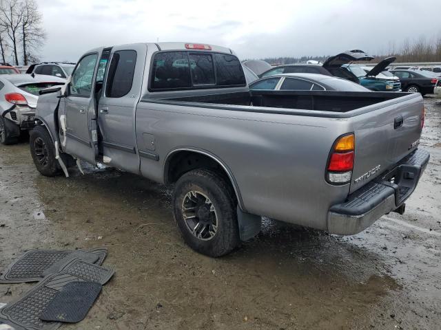 5TBBT44102S279713 - 2002 TOYOTA TUNDRA ACCESS CAB SILVER photo 2