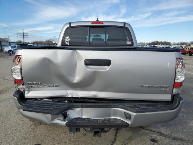 3TMJU4GN3EM163067 - 2014 TOYOTA TACOMA DOUBLE CAB PRERUNNER SILVER photo 6