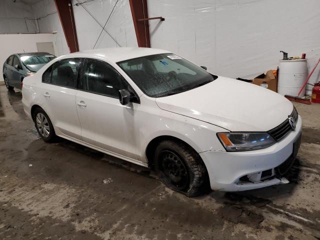 3VW2K7AJ1EM367395 - 2014 VOLKSWAGEN JETTA BASE WHITE photo 4