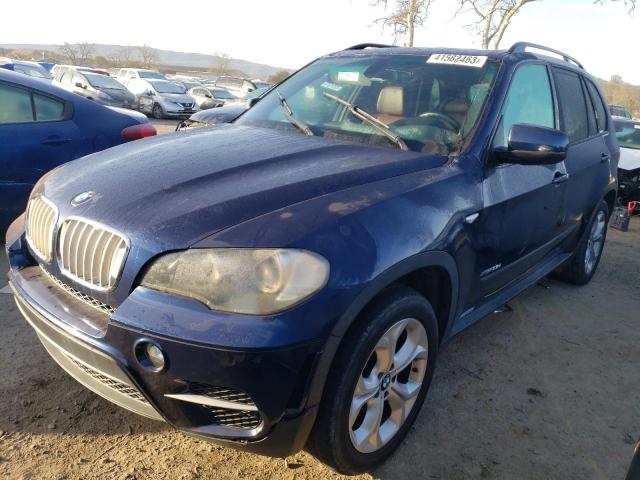 5UXZW0C56BL370916 - 2011 BMW X5 XDRIVE35D BLUE photo 1